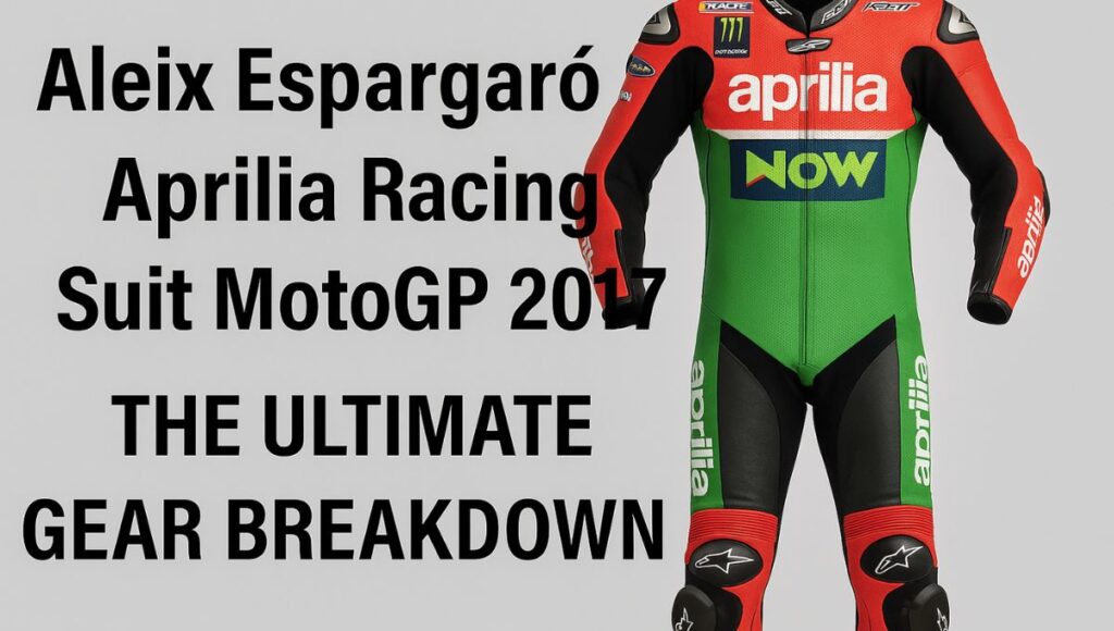 Aleix Espargaro Aprilia Racing Suit MotoGP 2017 4 Aprilia Suit