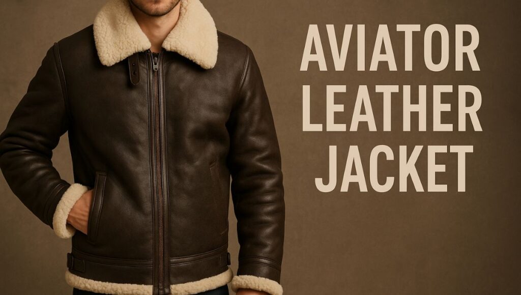 Aviator Leather Jacket: The Ultimate Guide to Timeless Style & Function 1 Aviator Leather Jacket