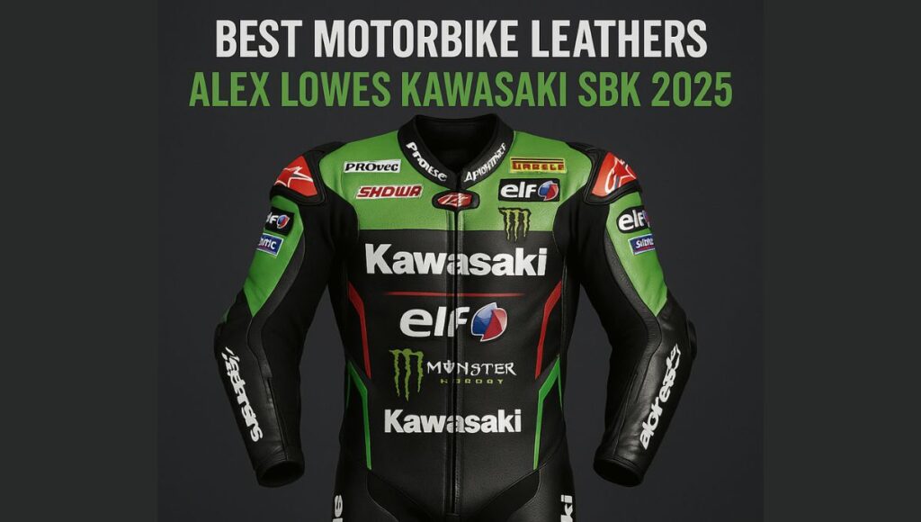 Best Motorbike Jacket Alex Lowes Kawasaki SBK 2025 – Ride Like a Champion 4 Biker Black Leather Chaps